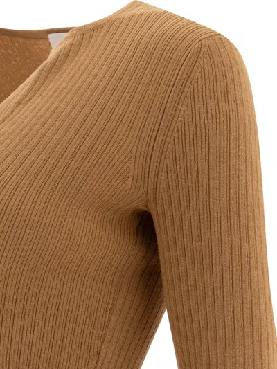 Max Mara Urlo Sweaters And Cardigans Beige