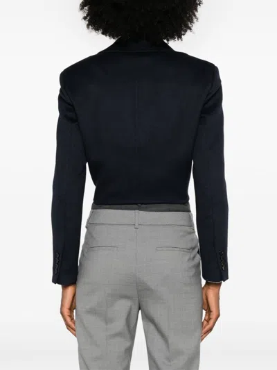Max Mara Sash Detailed Straight Hem Cropped Jacket