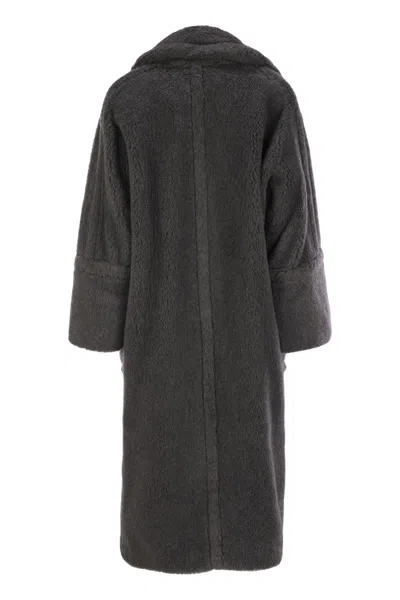 Max Mara Wool And Alpaca Teddy Oversized Coat