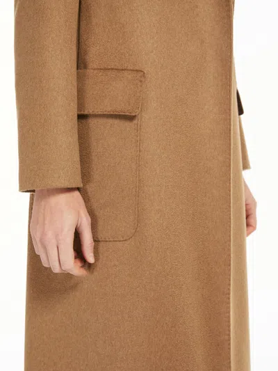 Max Mara Fragore Wool And Cashmere-blend Wrap Coat