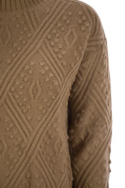 Max Mara Studio Panino Argyle Cashmere Blend Sweater