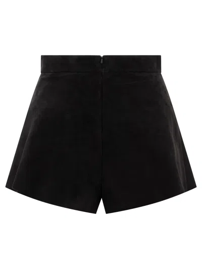 Max Mara Cedro Suede Mini Shorts