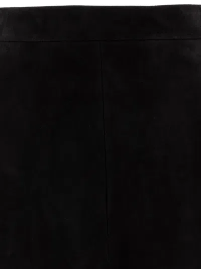 Max Mara Cedro Suede Mini Shorts