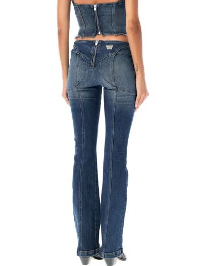 Misbhv Lara Laced Flare Leg Jeans