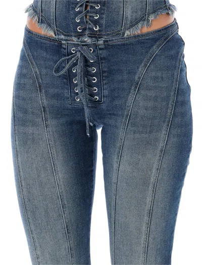 Misbhv Lara Laced Flare Leg Jeans