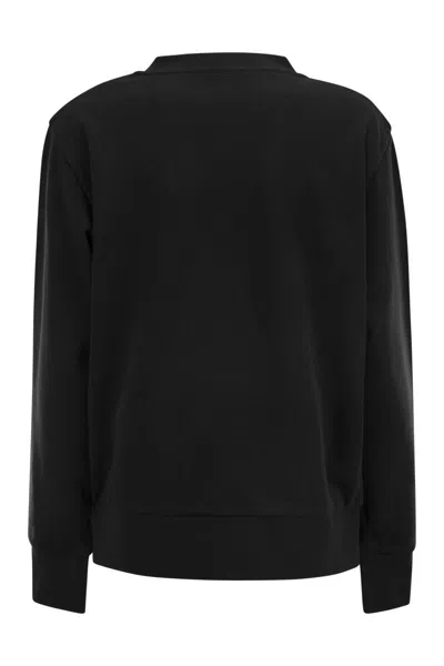 Moncler Rhinestone-embellished Logo Sweatshirt