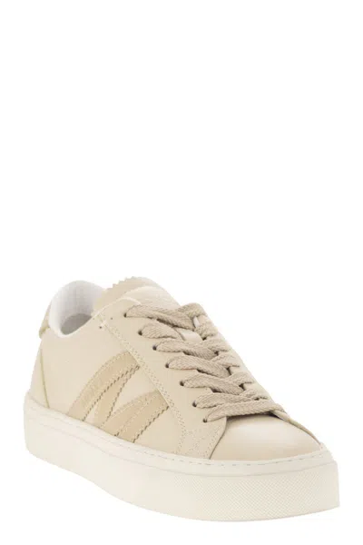 Moncler Monaco Leather Low-top Sneakers