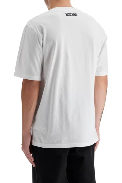 Moschino Slogan-print Zip-up T-shirt