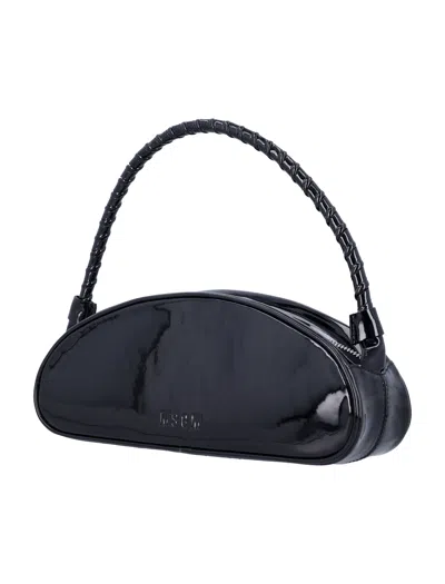 Msgm Small Bean Leather Shoulder Bag