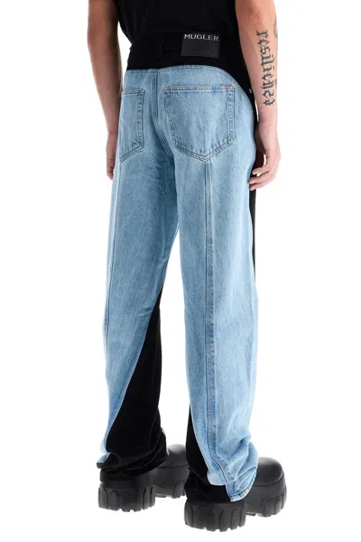 Mugler Colourblock Straight-leg Jeans