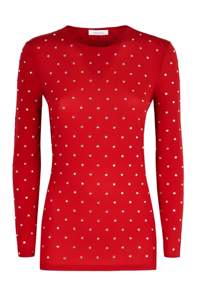 Rabanne Long Sleeve Round Neck T-shirt