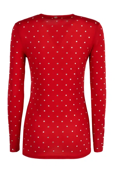 Rabanne Long Sleeve Round Neck T-shirt