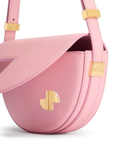 Patou Woman Handbag Pastel Pink Size - Leather