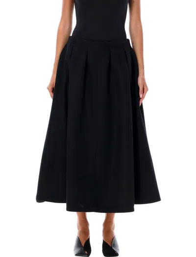Patou Long Pleated Skirt