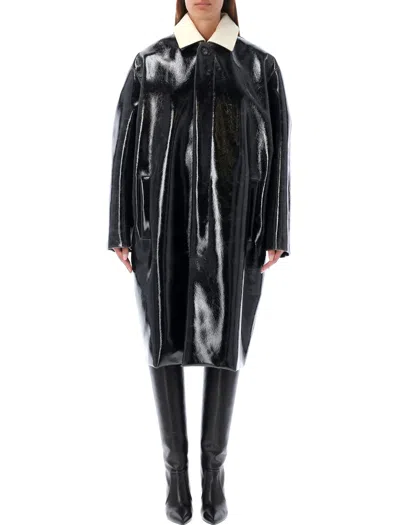 Philosophy Di Lorenzo Serafini Single-breasted Coat With A Trim