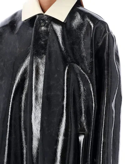 Philosophy Di Lorenzo Serafini Single-breasted Coat With A Trim