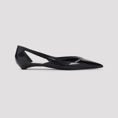 Prada Woman Black Flats
