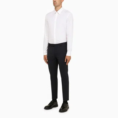 Pt01 Blue Cotton Trousers