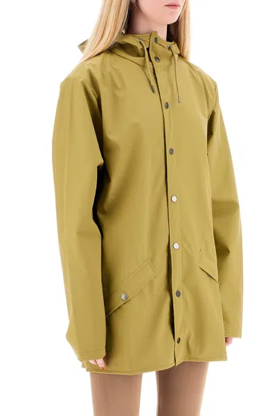 Rains Unisex A Line Longer Rain Jacket