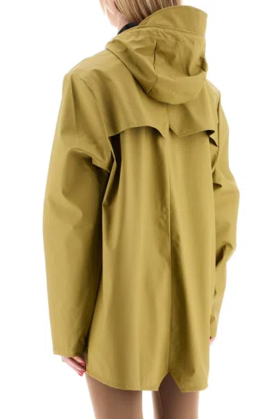 Rains Unisex A Line Longer Rain Jacket