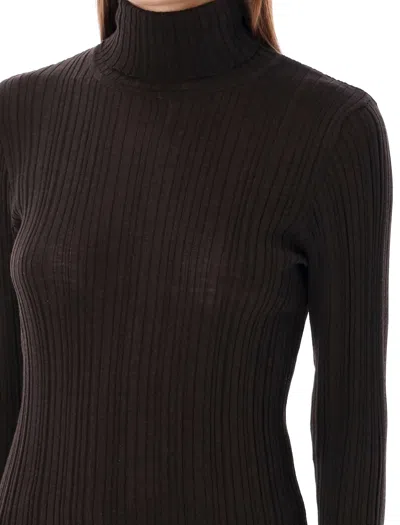 Rhea Roll-neck Ribbed Sweater
