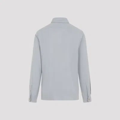 Rick Owens Work Shirt With Double Stitching And Flap Pockets