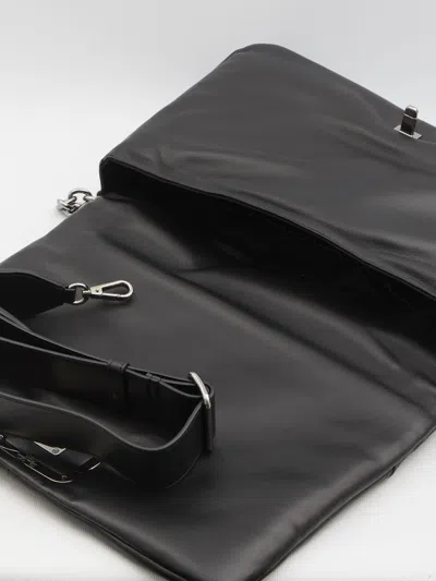 Roger Vivier Chic Draped Large Handbag With Versatile Straps