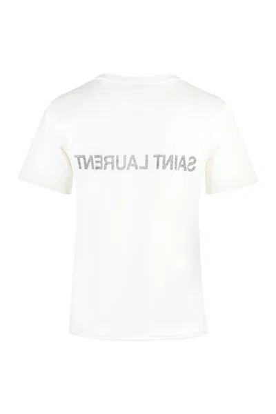 Saint Laurent Reverse Logo T-shirt