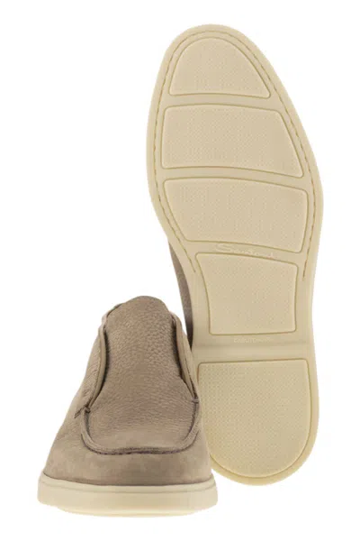 Shop Santoni Desert Boot In Nubuck