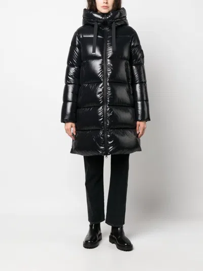 Save The Duck Isabel Hooded Long Puffer Jacket