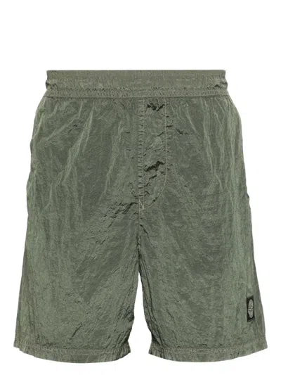 Stone Island Compass-patch Swim Shorts