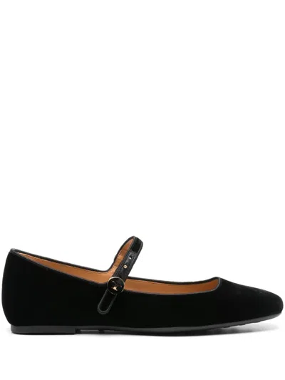 Tod's Velvet Ballet Flats For