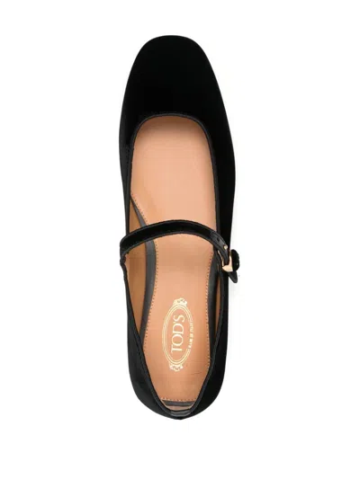 Tod's Velvet Ballet Flats For