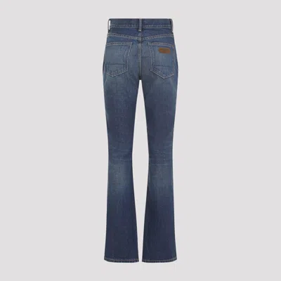 Tom Ford High-waist Straight Cotton Jeans