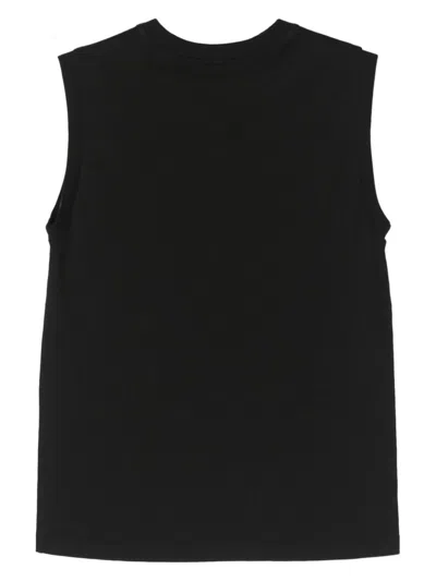 Totême Toteme Relaxed Organic Cotton Tank Top In Black