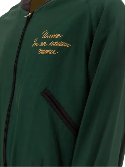 Visvim "hackett" Embroidered Bomber Jacket