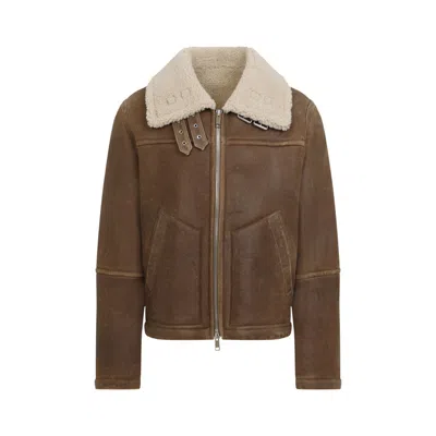 Yves Salomon Shearling Bomber Jacket