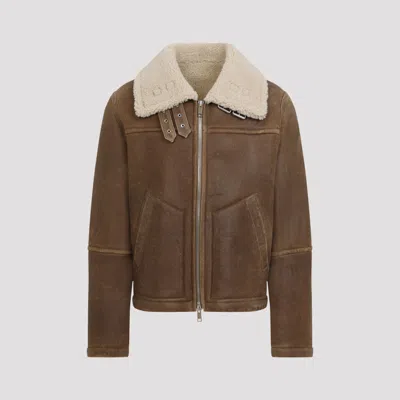 Yves Salomon Shearling Bomber Jacket