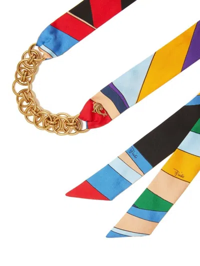 Pucci Emilio  Iride Print Necklace