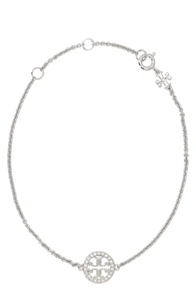 Tory Burch Miller Chain Bracelet In Silver