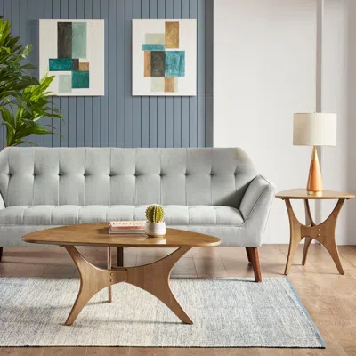 Streamdale Furniture Streamdale Blaze Triangle Wood Coffee Table