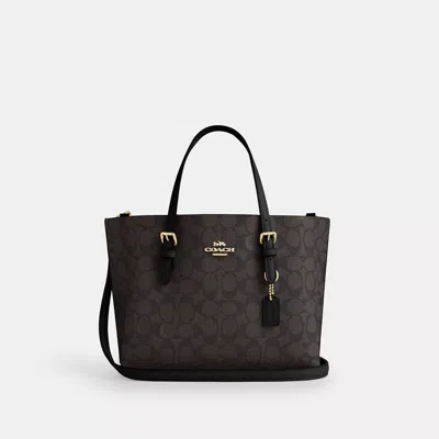 Coach Outlet Mollie Tote Bag 25 In Signature Canvas In Multi