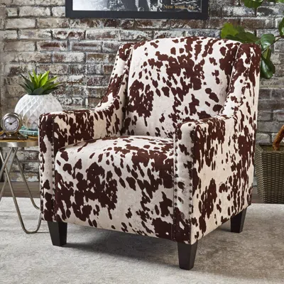 Streamdale Furniture Streamdale Elegant Velvet Club Chair With Removable Back Cushions