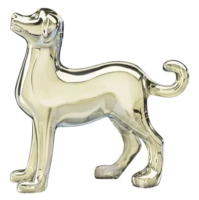 Baccarat 2811251 Zodiac Crystal Gold Dog 2018 Figurine