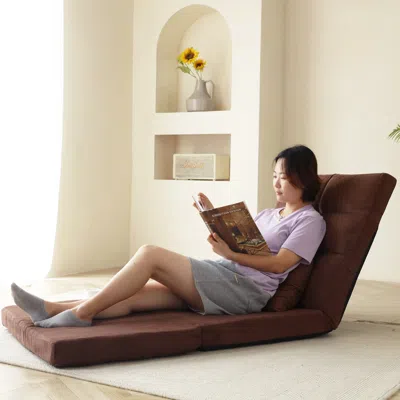 Streamdale Furniture Streamdale Triple Fold Down Sofa Bedble Floor Couch Sofa With One Pillow