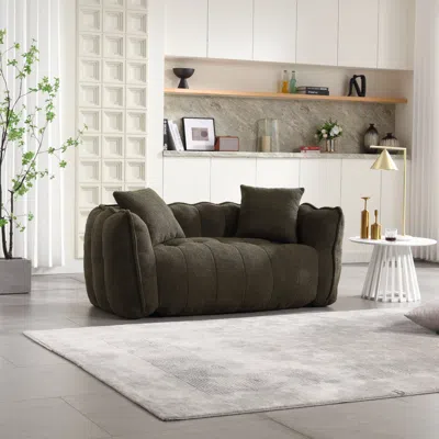 Streamdale Furniture Streamdale Soft Beanbag Chair With High Resilience Foam Core For Two People