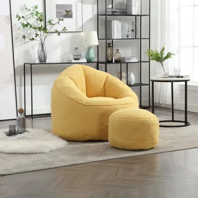 Streamdale Furniture Streamdale Bedding Bean Bag Sofa Chair High Pressure Foam Bean Bag Chair Adult Material With Padded 