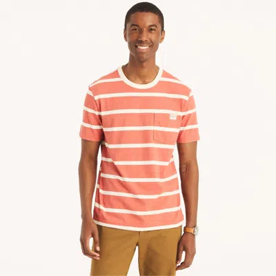 Nautica Jeans Co. Striped T-shirt In Red