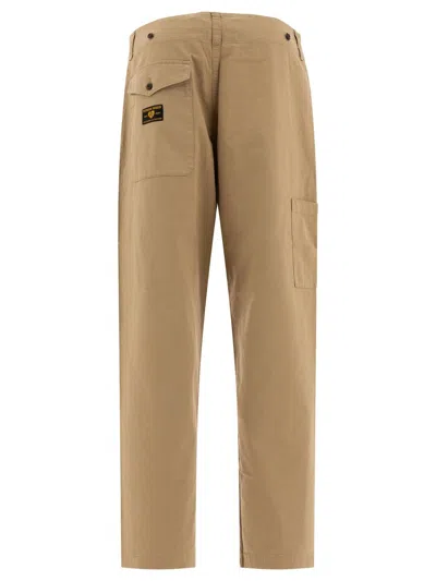 Human Made Straight-leg Cargo Trousers In Beige