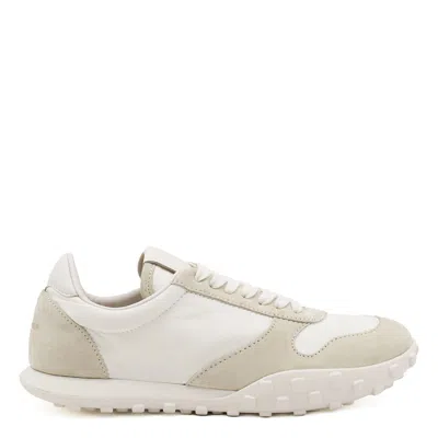 Jil Sander White And Beige Sneakers In Vapour